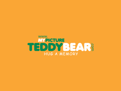 MyPicture Teddy Bear logo, Hug a Memory tagline