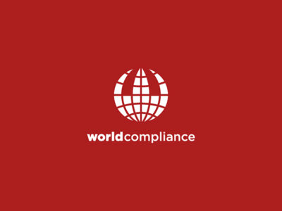 WorldCompliance logo on red background